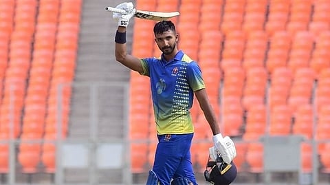 Devdutt Padikkal batting