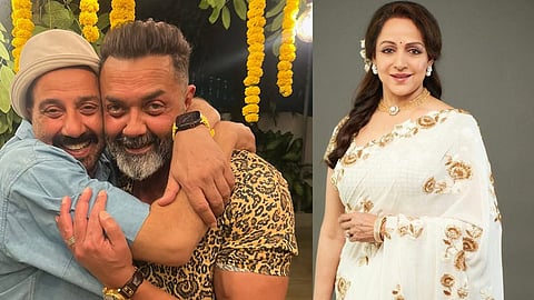 Sunny Deol, Bobby Deol, Hema Malini