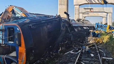 At least 22 dead as freak crane collapse derails train in Thailand