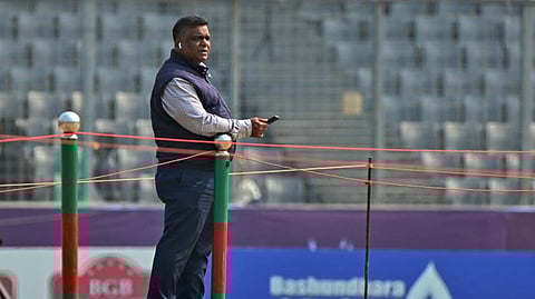 Match referee Shipar Ahmed