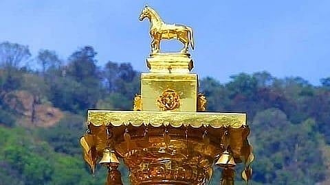 sabarimala flagpole