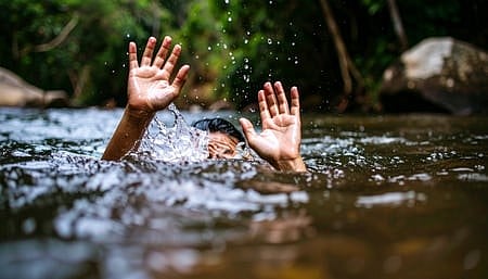 malappuram drowning, mother and two kids die