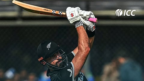 Daryl Mitchell batting