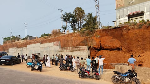 Landslide on the National Highway again accident at Taliparamba kannur
