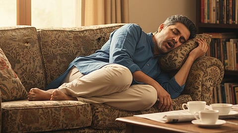 Snoring while sleeping