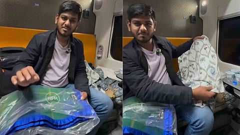 Removable Blanket Covers On Vande Bharat Sleeper Train