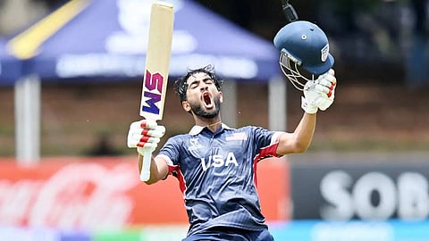 Nitish Sudini clebrate century