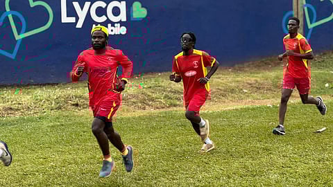 Cricket Uganda team training