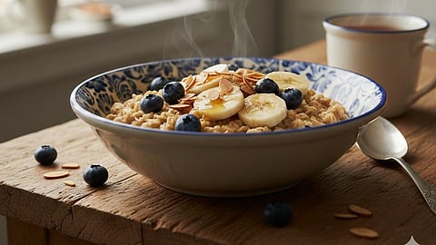 Oats in a Bowl