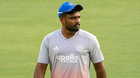 Sanju Samson training