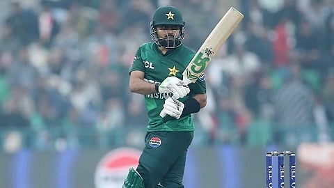 Babar Azam batting