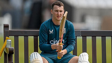 Harry Brook training