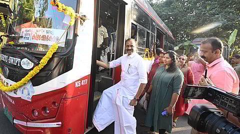 KSRTC Electric Buses resume Thiruvananthapuram inner road service 