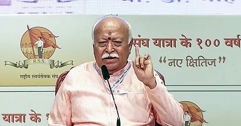 RSS chief Mohan Bhagwat 