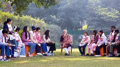 I engage in these conversations to learn, not to teach": P M Modi interacts with students at 'Pariksha pe Charcha'