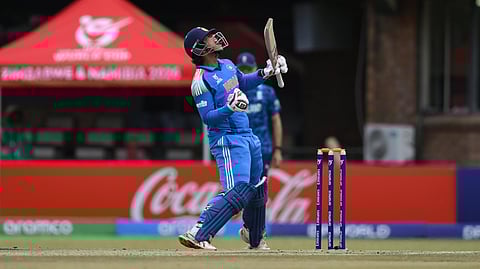 Vaibhav Sooryavanshi century celebration