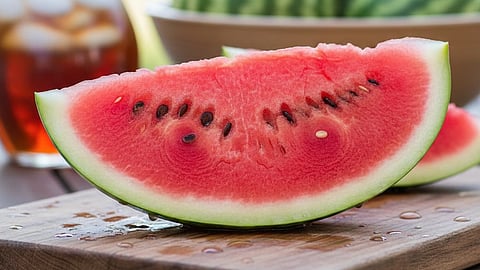 Watermelon skin