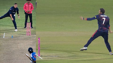 T20 World Cup Erasmus' bowling led to controversy