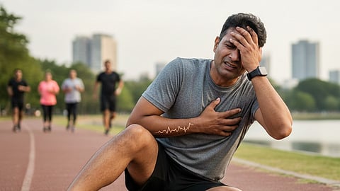 Heart attack in healthy people