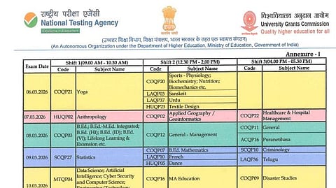 CUET PG 2026 exam schedule, National Testing Agency