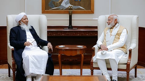 Indian Grand Mufti Kanthapuram A.P. Aboobacker Musliyar met with Prime Minister Narendra Modi