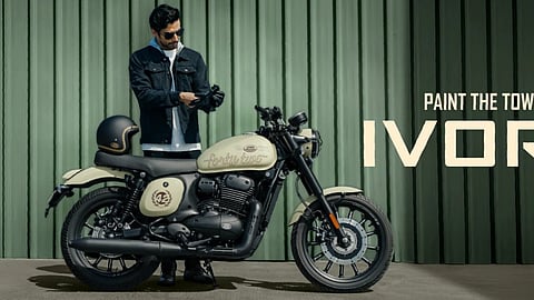 Jawa 42 Ivory Colour Launched