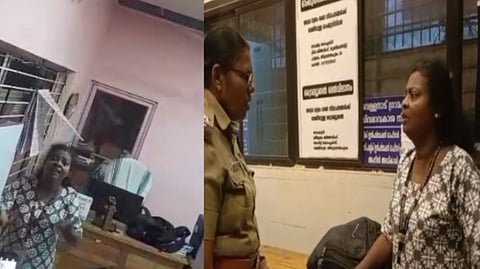 Vellanad Panchayat Secretary allegedly locked in office