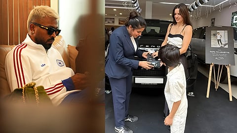Hardik Pandya surprises son and ex-wife with Land Rover Defender