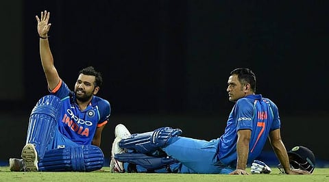 MS Dhoni, Rohit Sharma