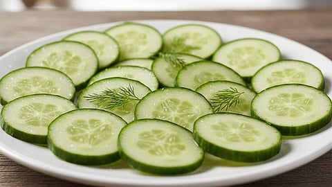 Cucumber face packs