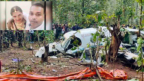 Sanjay, wife Archana, Air Ambulance crash 