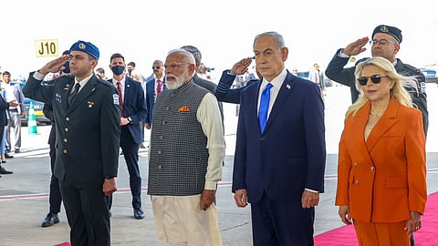 Israeli P M Netanyahu referred to Indian PM Modi as his 'brother' and a staunch ally
