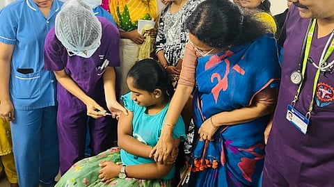 HPV vaccination camp 