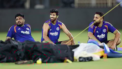 Sanju Samson washington varun in training time