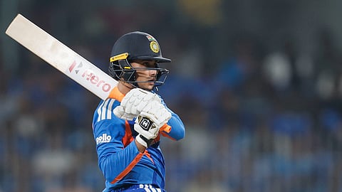  Abhishek Sharma batting