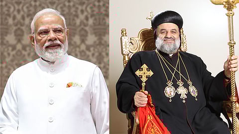 pm narendra modi, Mor Ignatius Aphrem