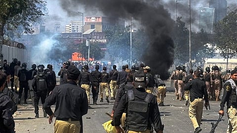 Karachi protest