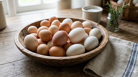 Chicken eggs vs ducks eggs