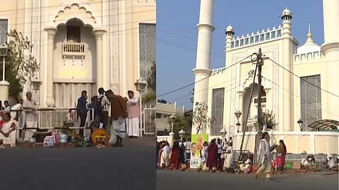 Church and mosque open their doors to those who come to Attukal Pongalayam