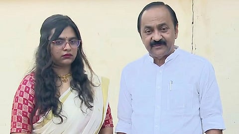 V D Satheesan's daughter celebrates Pongala