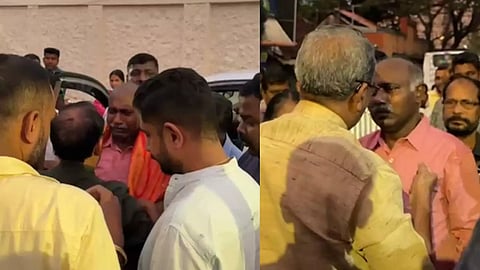 MVI who arrested in bribery case, receives welcome outside Jail