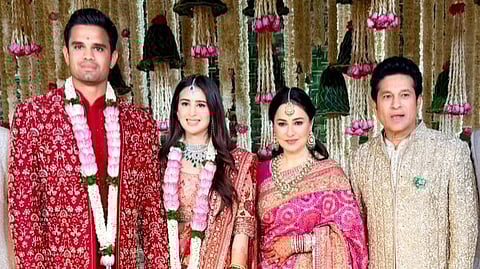 Arjun Tendulkar Saaniya Chandhok wedding