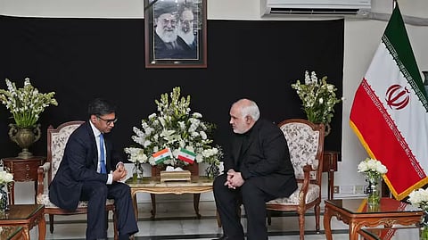 indian Foreign Secretary signs condolence book for Ali Khamenei
