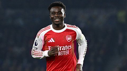 bukayo saka goal celebration