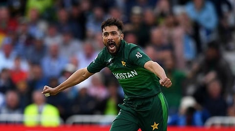 Mohammad Amir wicket celebration