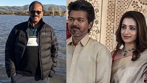 G Dhananjheyan, Vijay and Trisha