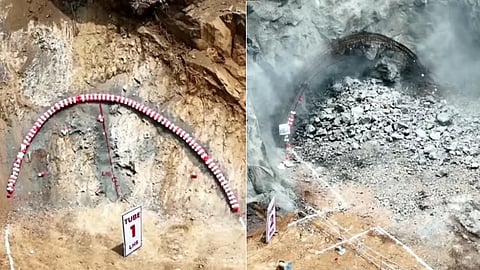 Work begins on Anakkampoyil-Meppadi tunnel road with rock blasting