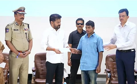 130 Maoists surrender before Telangana Chief Minister in Hyderabad