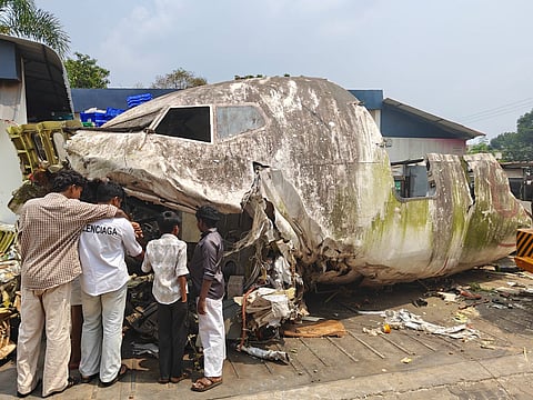 Karipur crash aircraft begins final journey as scrap in Pattambi yard
