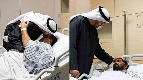 UAE President visits patients injured amid middle east regional unrest